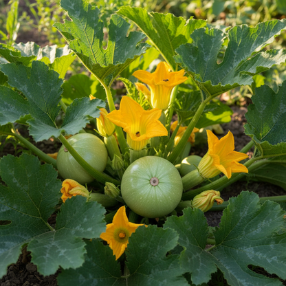 Zucchini – Ronde De Nice Seeds for Planting & Gardening