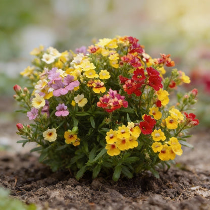 Nemesia Carnival Mix Flower Seeds for Garden Planting