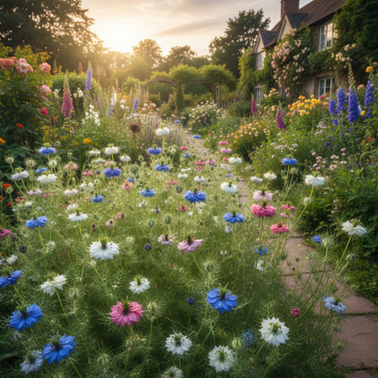 Nigella Love in a Mist – Miss Jekyll Mix Flower Seeds