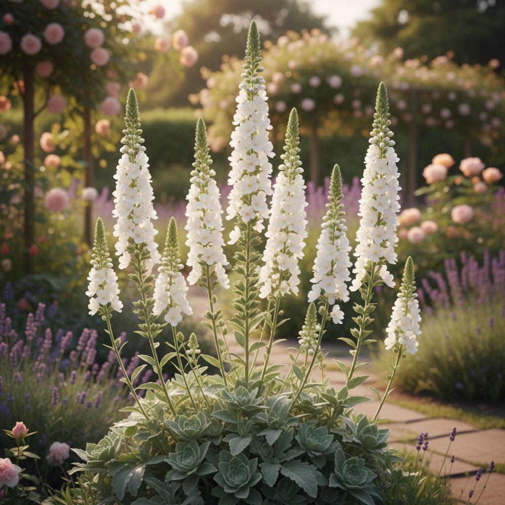 White Verbascum Bride Flower Seeds