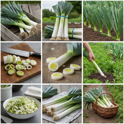 Leek Heirloom Mix Seeds – Premium Vegetable Seeds for Planting