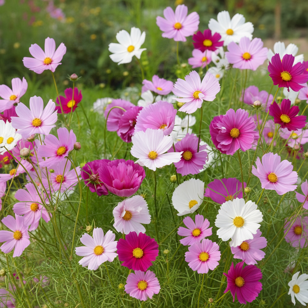 Blush Pink Cosmos Seeds for Garden Planting