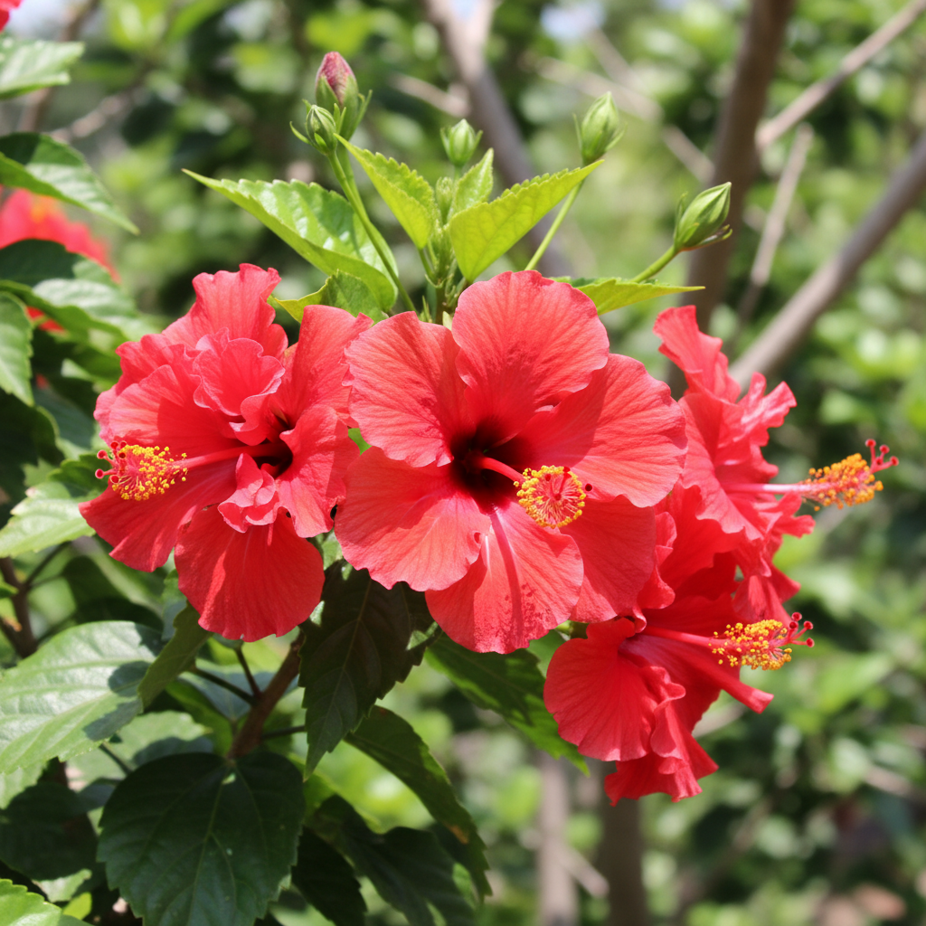 Imported Red Hibiscus Flower Seeds – Stunning Vibrant Garden Blooms