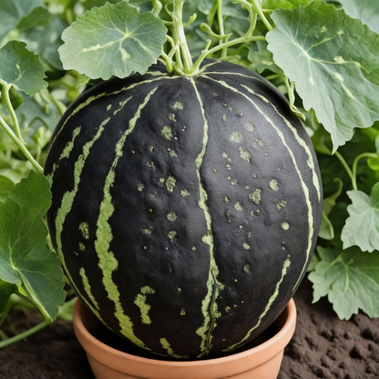 Black Watermelon Beauty Early Giant Heirloom Seeds for Planting