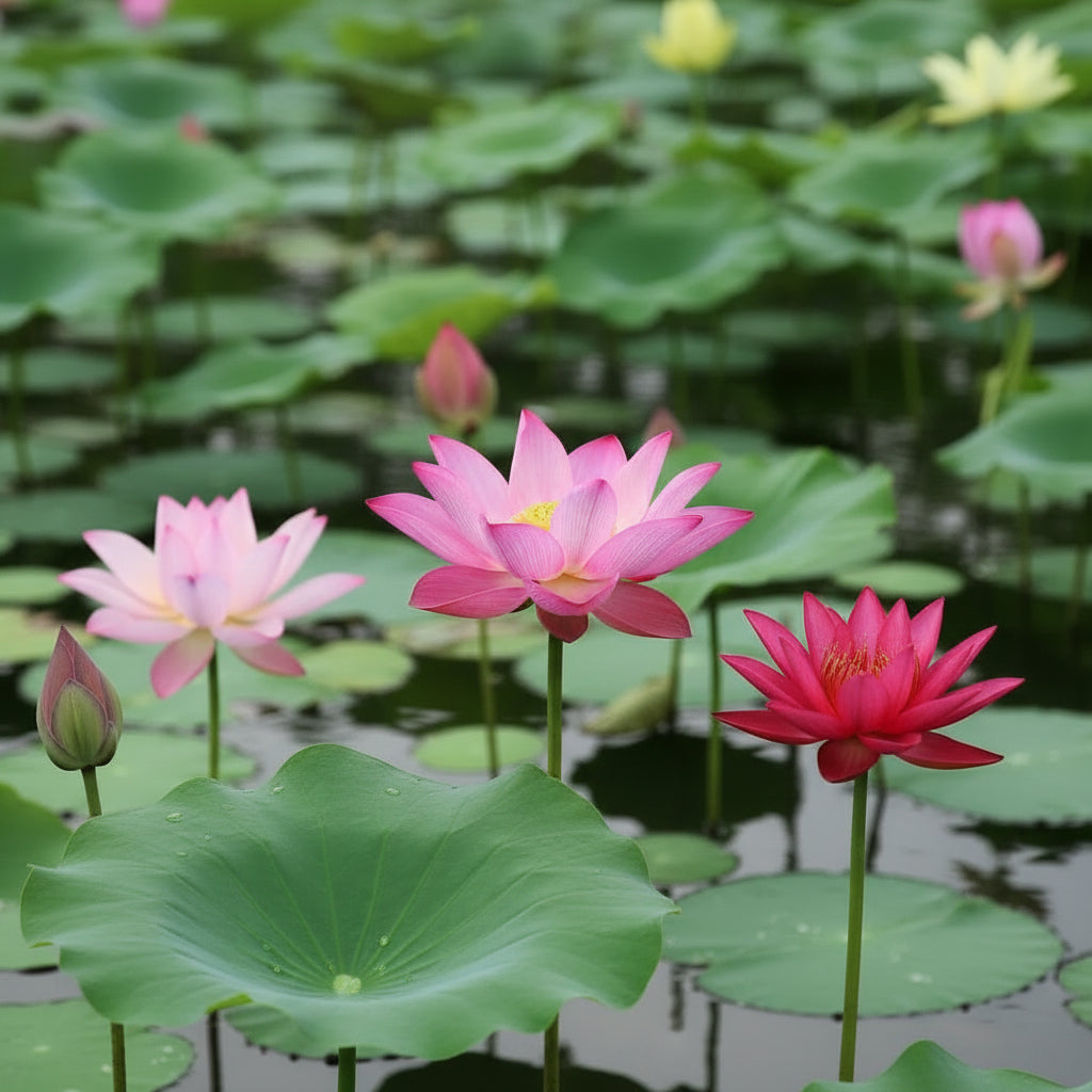 Mixed Colour Lotus Seeds for Planting