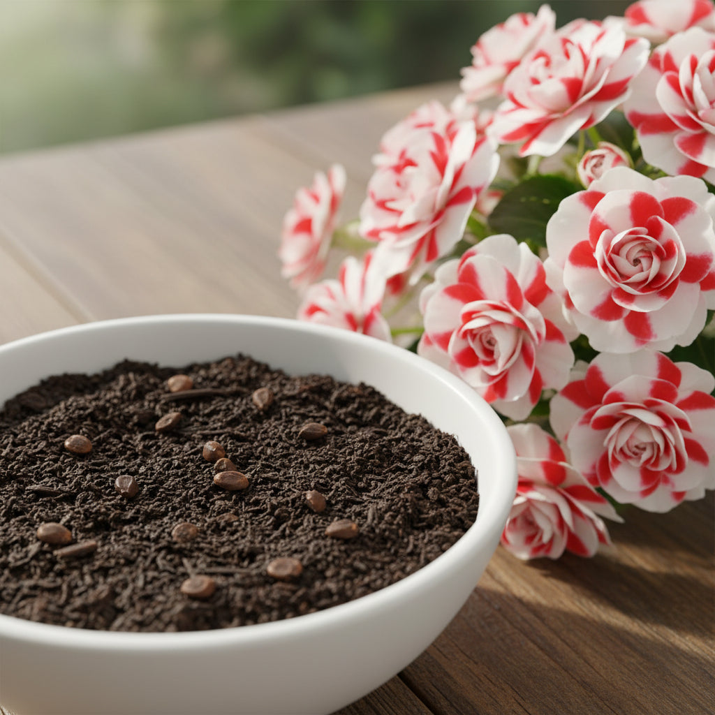 Double Camellia Impatiens Seeds for Planting – Rose-Like Blooms for Shade Gardens