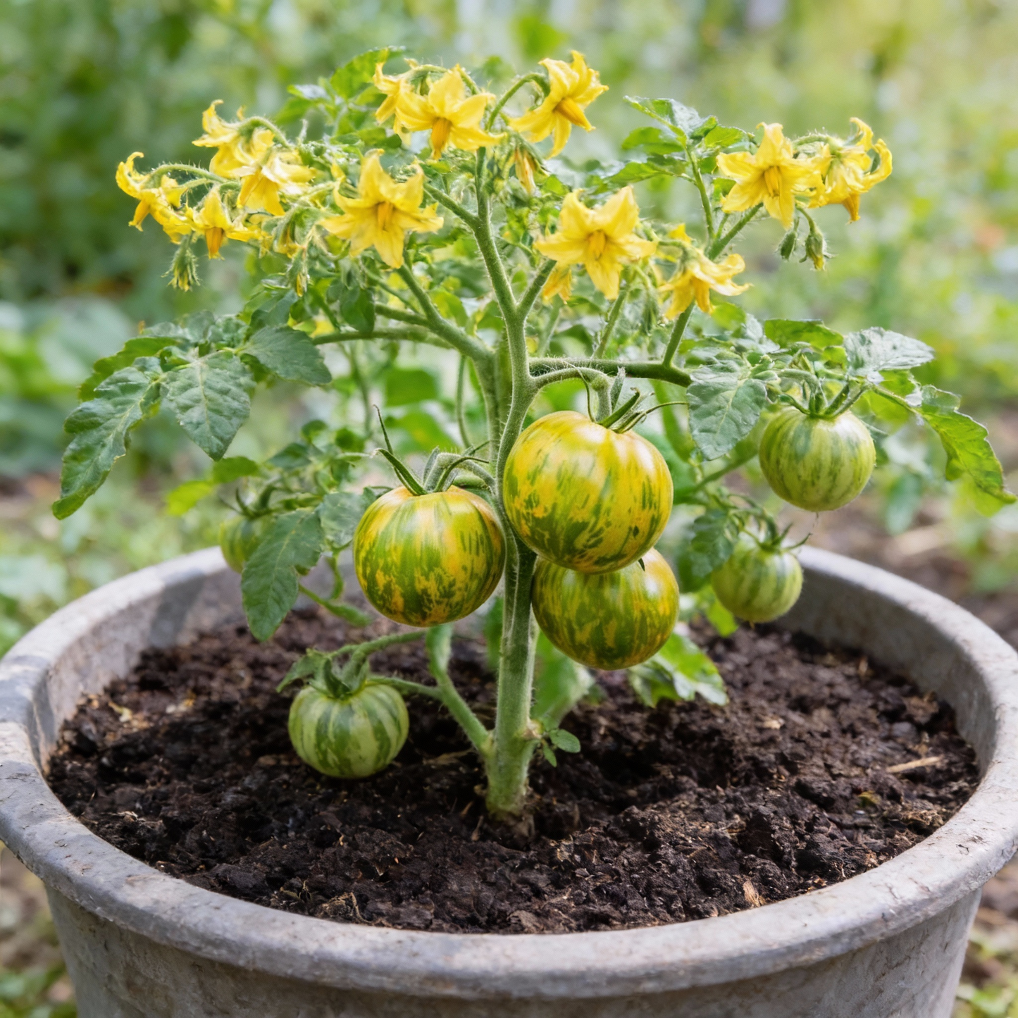 Tomato Green Zebra Seeds Premium Quality for Gardening