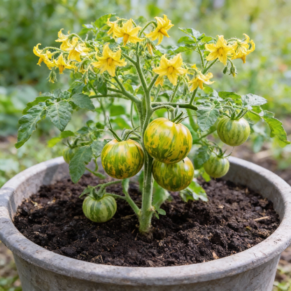 Tomato Green Zebra Seeds Premium Quality for Gardening
