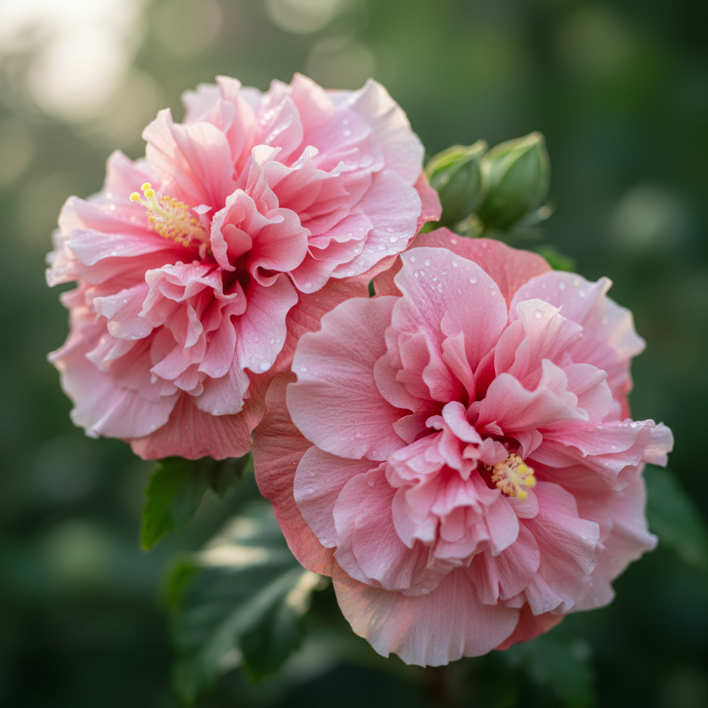 Hibiscus Mutabilis Double Pink Flower Seeds for Planting