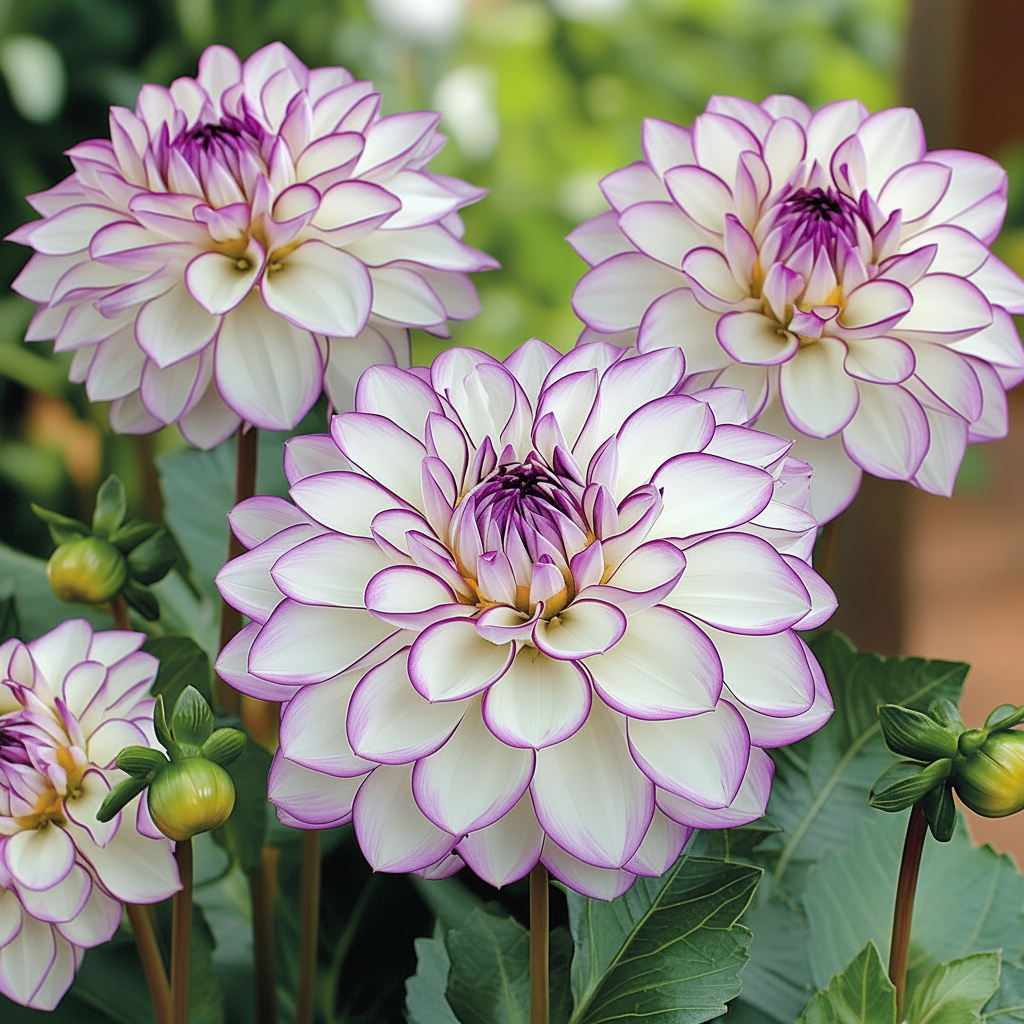 Mixed White and Purple Dahlia Flower Seeds - Dahlia Flower Seeds for Garden