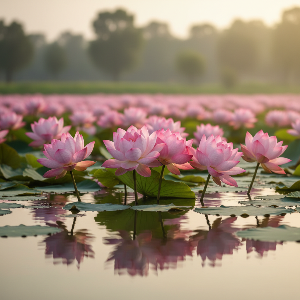 Nelumbo Nucifera Lotus Pink Water Plant Seeds - Lotus Flower Seeds for Garden