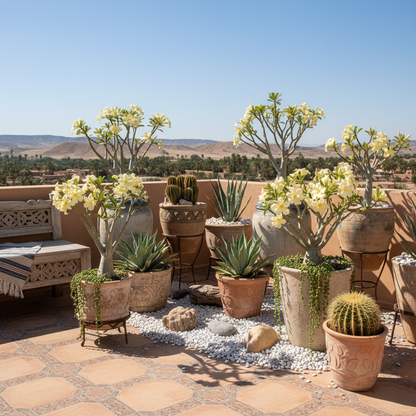 Light Lemon Adenium Flower Seeds - Desert Rose Flower Seeds for Garden
