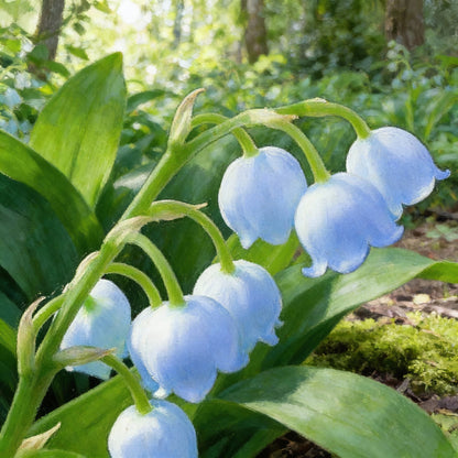 Blue Lily of the Valley Flower Seeds for Planting – Rare Elegant Perennial Blooms