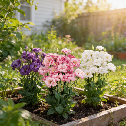Mixed Lisianthus Flower Seeds for Planting (100 PCS) – Elegant Cut Flowers for Home Garden