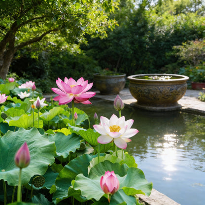 Lotus Root Seeds for Planting – Aquatic Plant for Beautiful Flowers & Healthy Roots