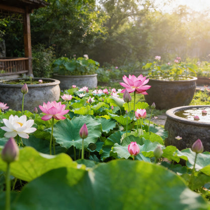Lotus Root Seeds for Planting – Aquatic Plant for Beautiful Flowers & Healthy Roots