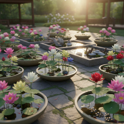 Mixed Bowl Lotus Seeds for Planting – Colorful Aquatic Blooms for Water Gardens