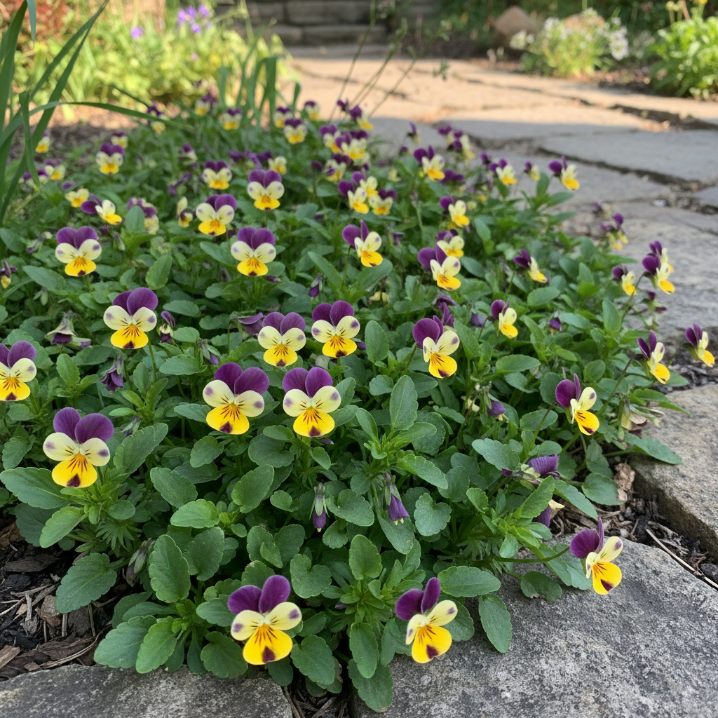 Easy Grow Johnny Jump Up Flower Mix Seeds for Garden Planting