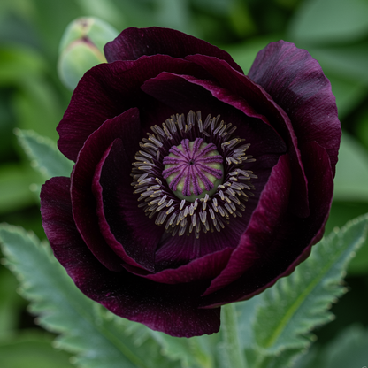 Papaver Paeoniflorin Black Peony Seeds for Garden Planting