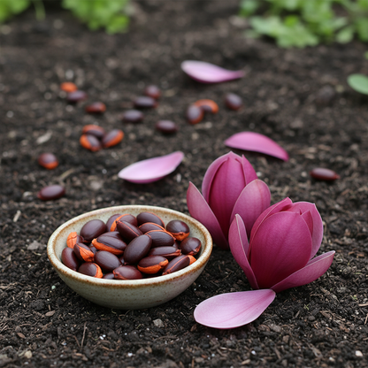 Magnolia Yulan Tulip Tree Flower Seeds - Magnolia Flower Seeds for Garden