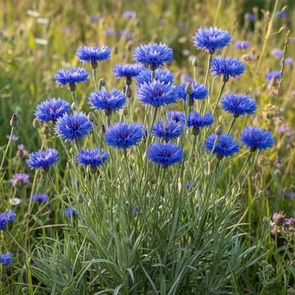 Blue Boy Bachelor’s Buttons Seeds for Garden Planting