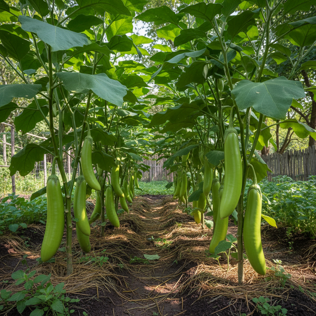 Brinjal Green Long Vegetable Seeds for Planting