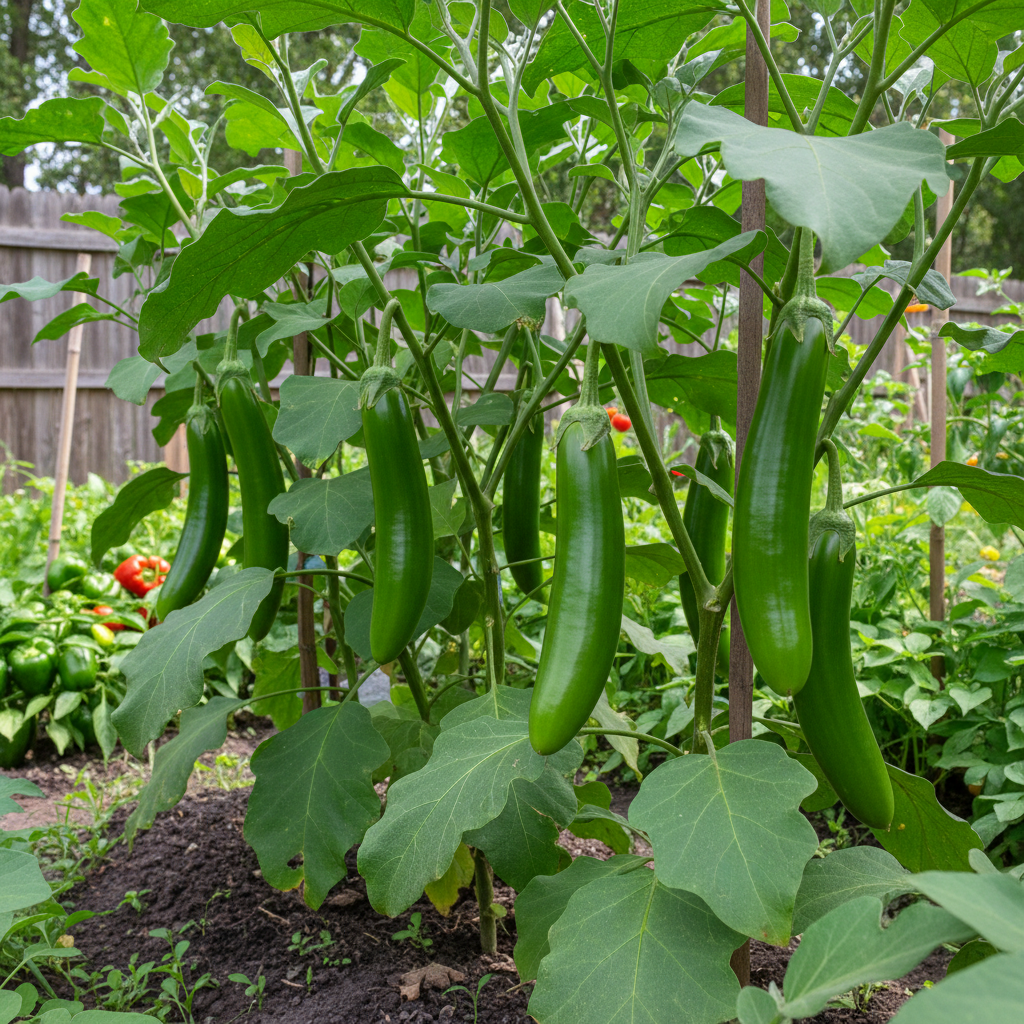 Brinjal Green Long Vegetable Seeds for Planting