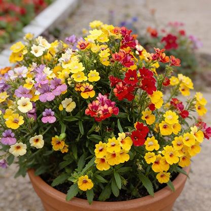 Nemesia Carnival Mix Flower Seeds for Garden Planting