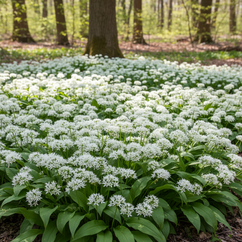 Wild Garlic Ramsons Seeds for Garden Planting