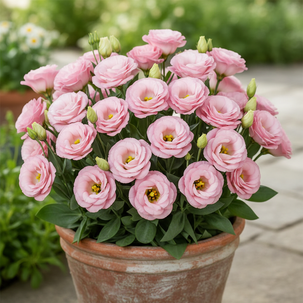 Lisianthus Rosita 2 Pink Flash II Seeds for Gardens and Bouquets