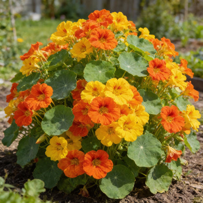 Single Mixed Nasturtium Seeds for Garden Planting