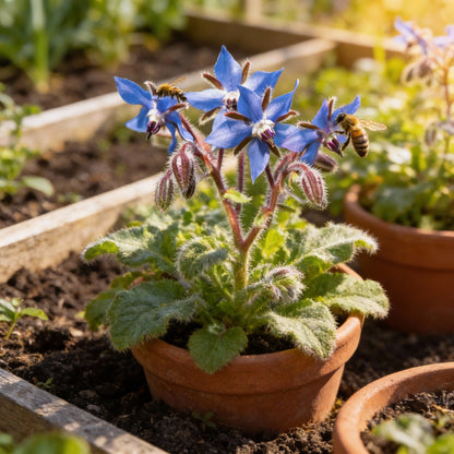Organic Borage Herb Seeds – Premium Quality Herbal Garden Seeds
