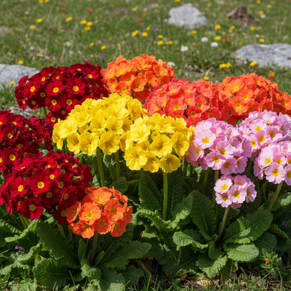 Primula Halleri Red Flower Seeds for Garden Planting