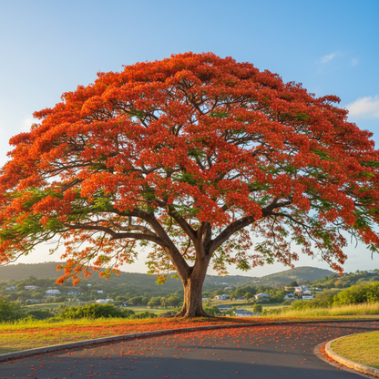 Delonix Regia Royal Poinciana Tree Seeds for Gardens and Landscaping