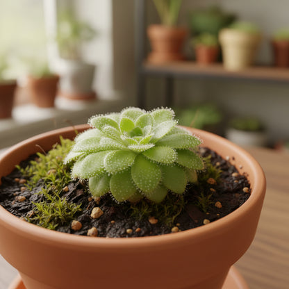 Mexican Butterwort Seeds for Planting (Pinguicula) – Carnivorous Ornamental Flower Plant