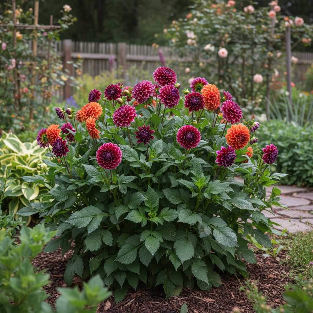 Mix Dahlia Pompon Flower Seeds for Planting