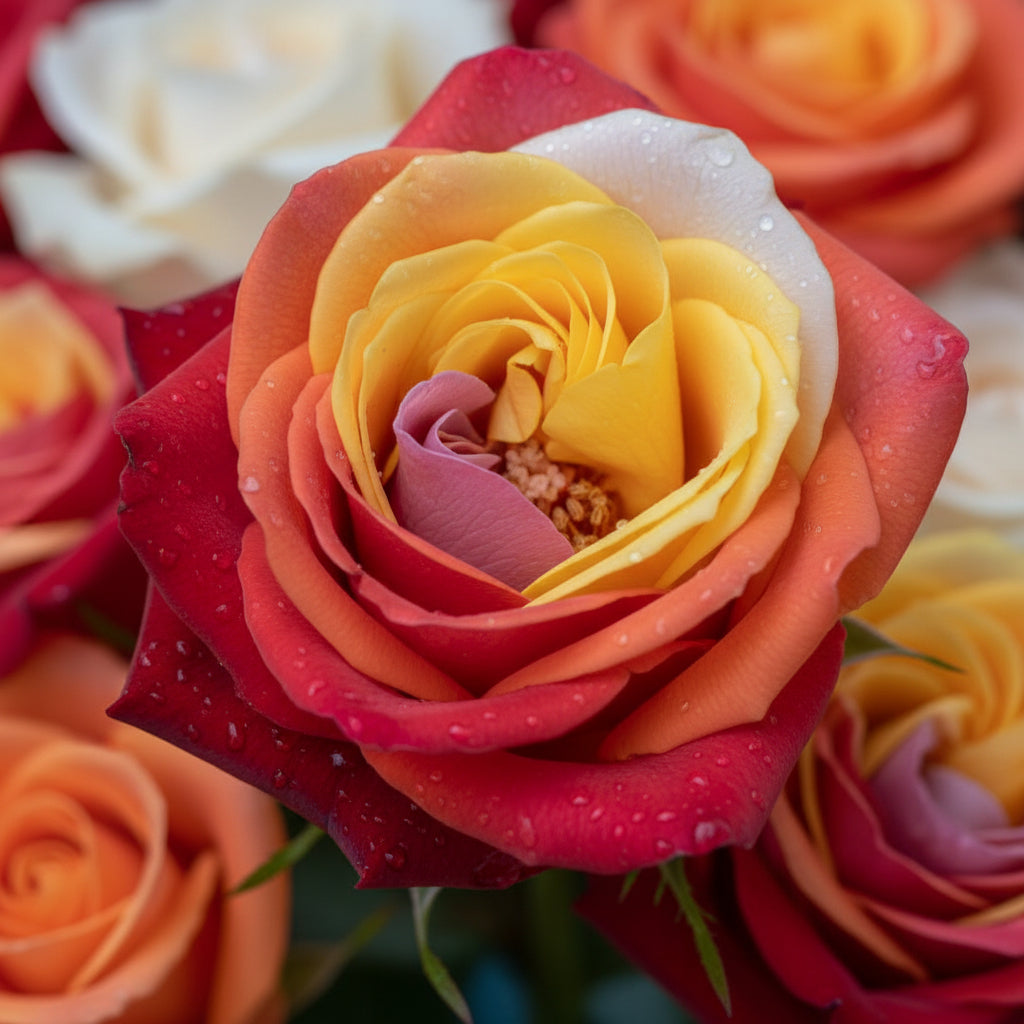 Hybrid All-Season Mixed Rose Flower Seeds for Planting – Year-Round Blooms