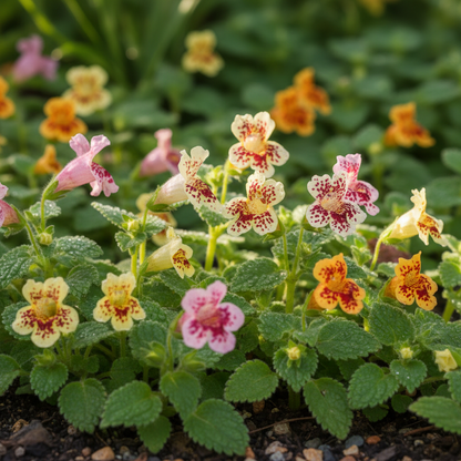 Mixed Mimulus Flower Seeds for Garden and Pots