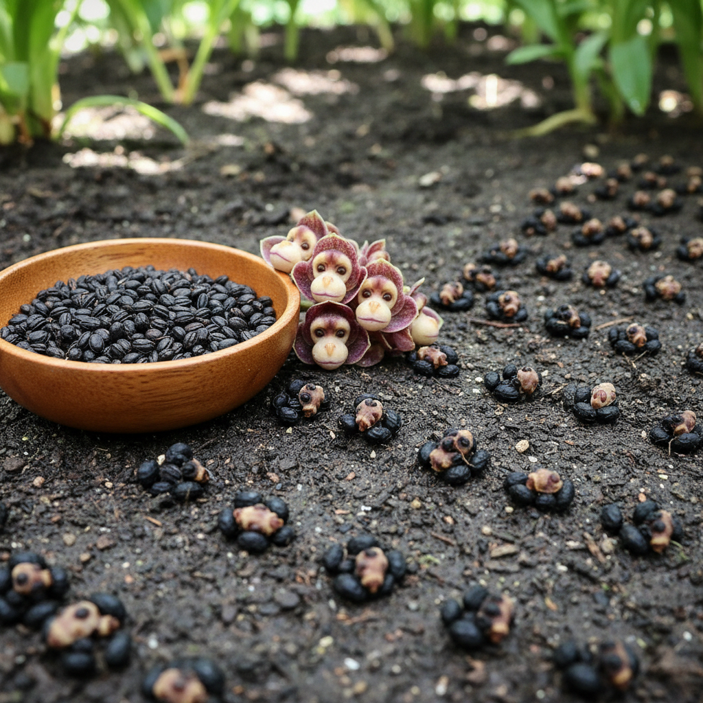 Monkey Face Orchid Flower Seeds – Exotic Premium Ornamental Blooms