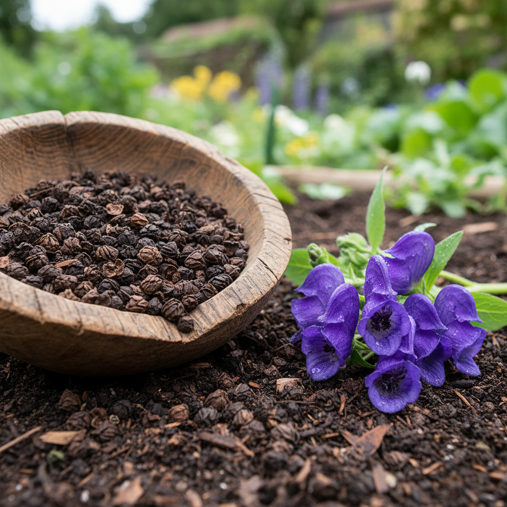 Monkshood Aconitum Napellus Perennial Flower Seeds - Monkshood Flower Seeds for Garden