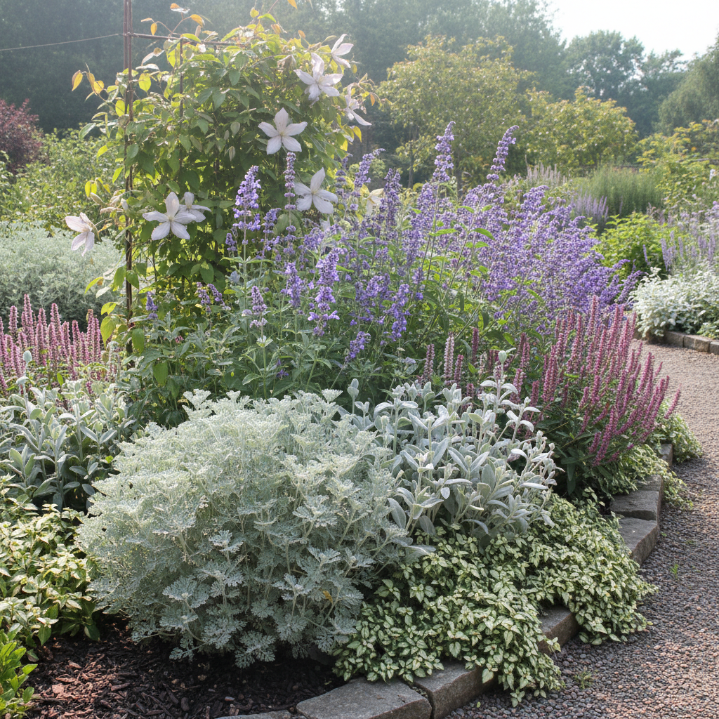 Cold-Hardy Variety with Silver Foliage & Fragrant Blooms