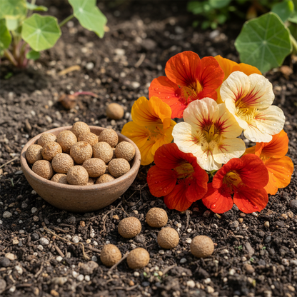 Nasturtium Blue Pepe Flower Seeds - Nasturtium Flower Seeds for Garden