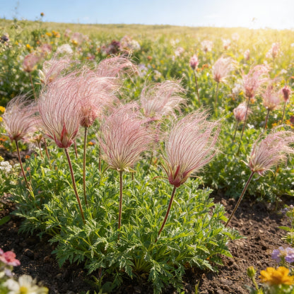 Prairie Smoke Flower Seeds for Planting – Fragrant Perennial Wildflower