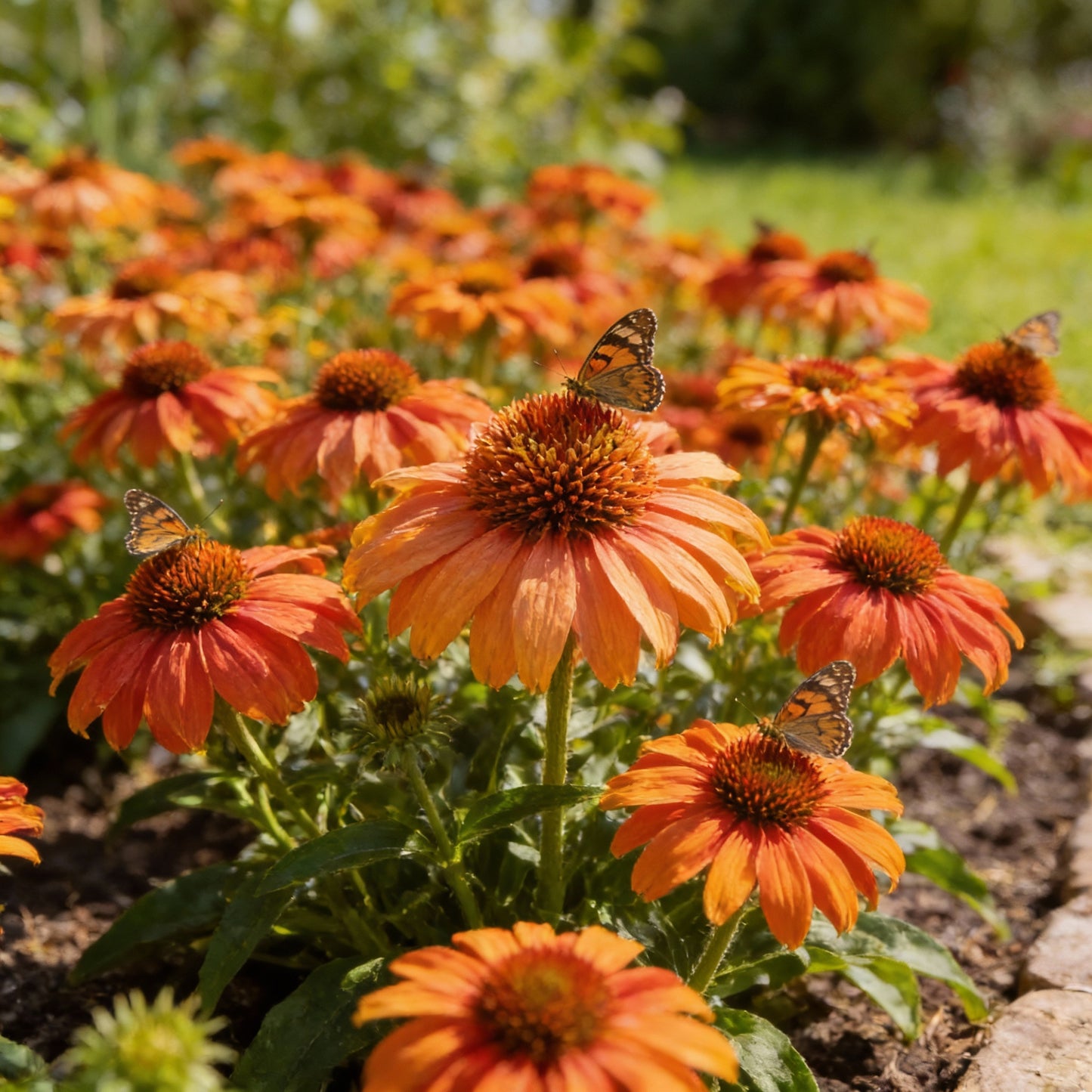 Echinacea Supreme Cantaloupe Flower Seeds for Planting – Orange Coneflower Perennial