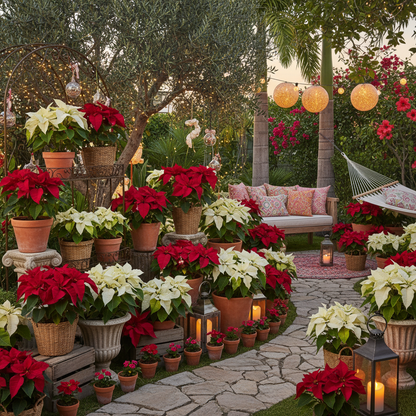 Euphorbia Pulcherrima Flower Seeds – Poinsettia for Planting