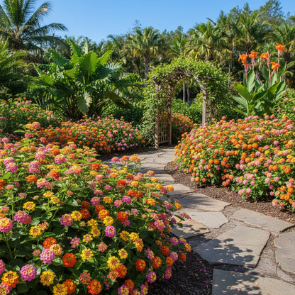Mixed Lantana Camara Seeds for Planting – Colorful Hardy Perennial Flower Seeds