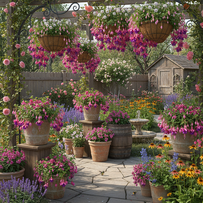 Fuchsia Astoria Flower Seeds – Pack of 20 High-Quality Organic Seeds