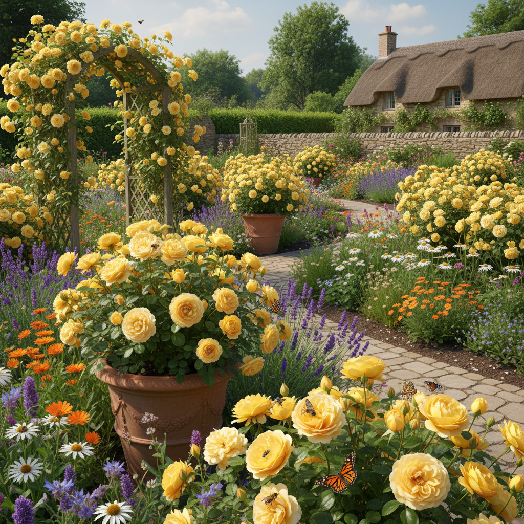 Yellow Rose Flower Seeds - Yellow Rose Flower Seeds for Garden