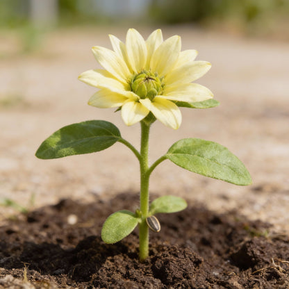 White Sunflower Seeds for Garden Planting