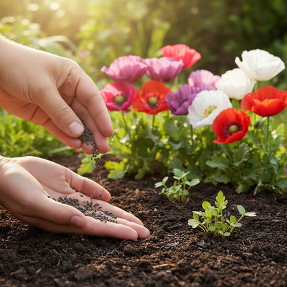 Papaver somniferum Seeds for Planting - Garden Poppy Mix